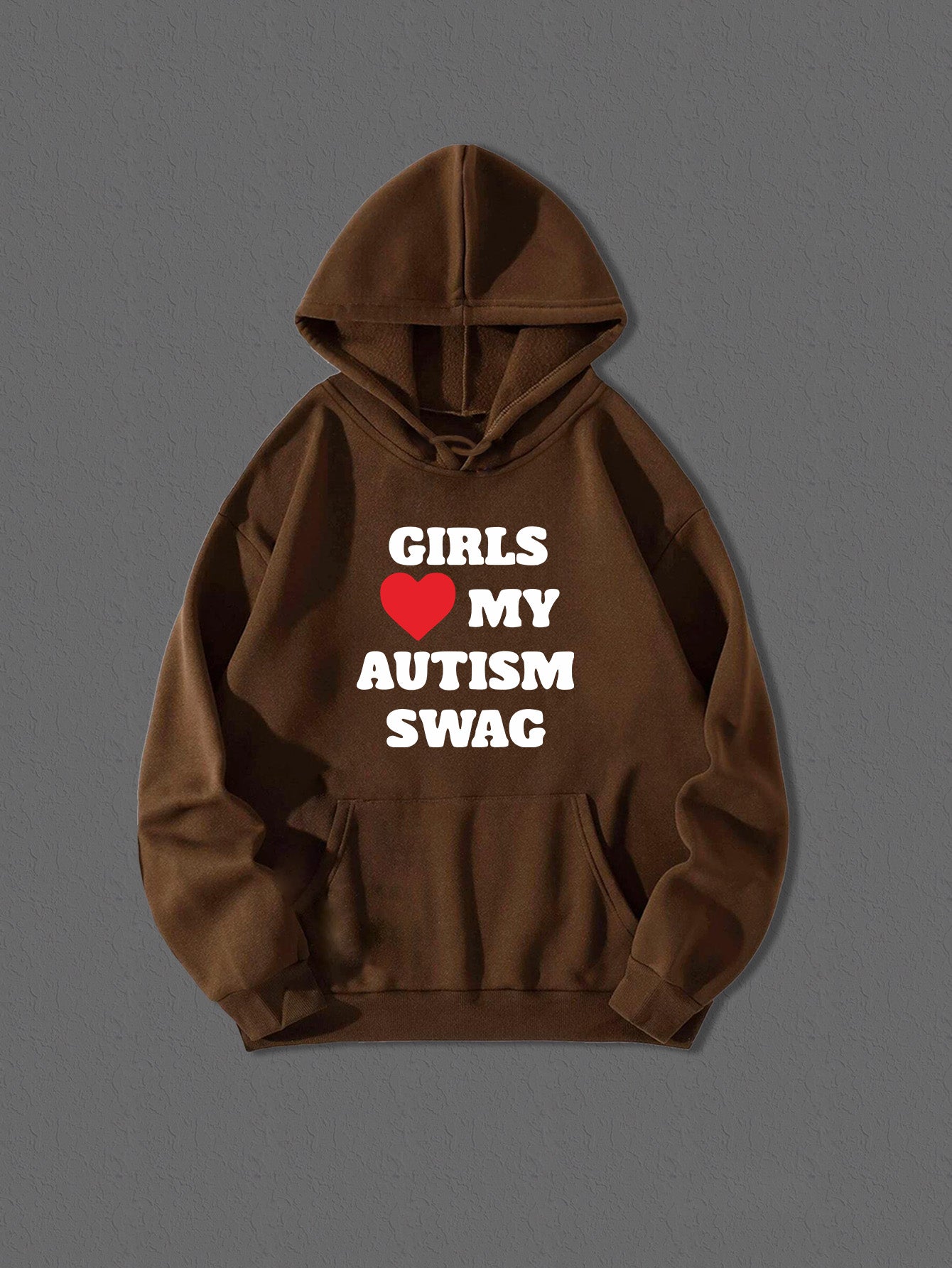 AUTISM SWAG Hoodie For Men Comfy Drawstring Hooded Pullover