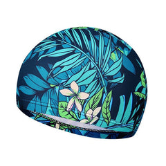 Printed Swimming Cap Quick Drying Breathable Elastic Summer Cap