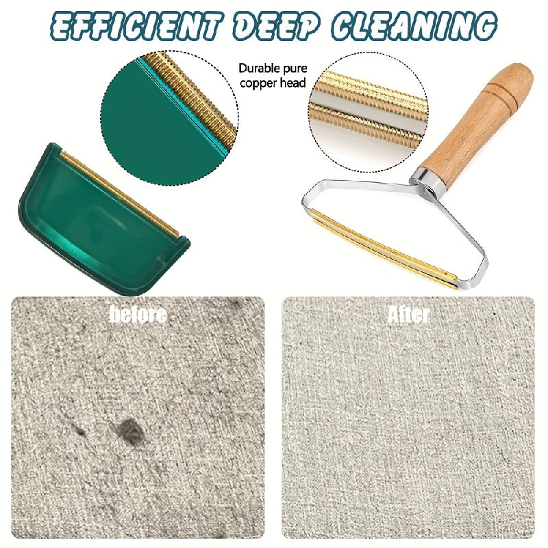 4pcs Portable Lint Cleaner Pet Hair Removal Tool