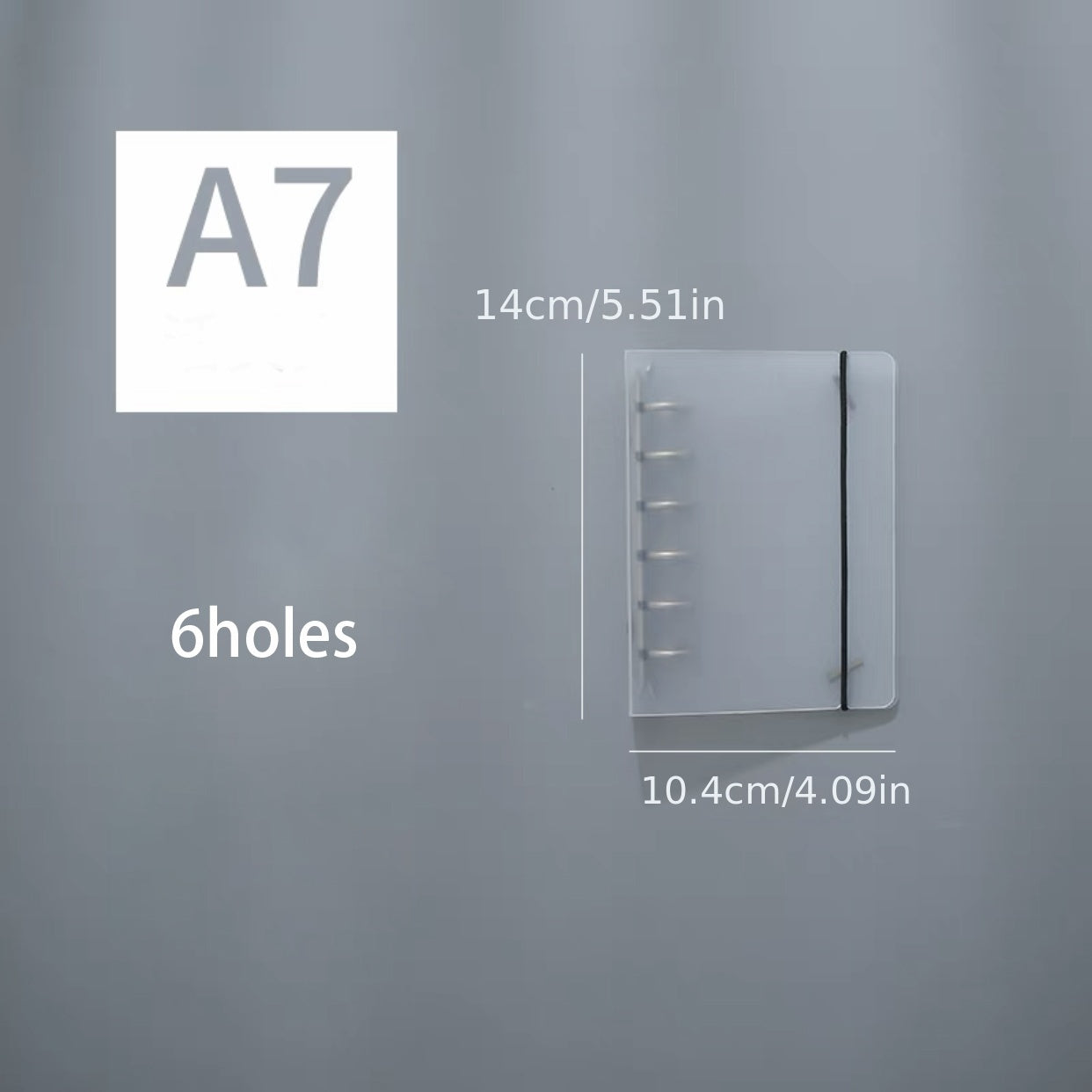Durable A5 A6 A7 Binder Notebook for Students Office