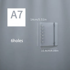 Durable A5 A6 A7 Binder Notebook for Students Office