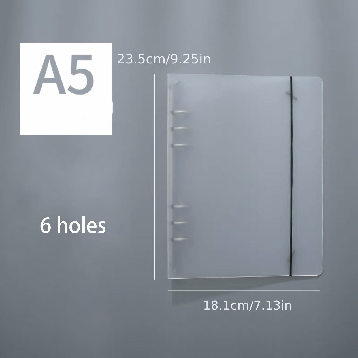 Durable A5 A6 A7 Binder Notebook for Students Office