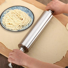Stainless Steel Non Stick Rolling Pin for Baking and Cooking