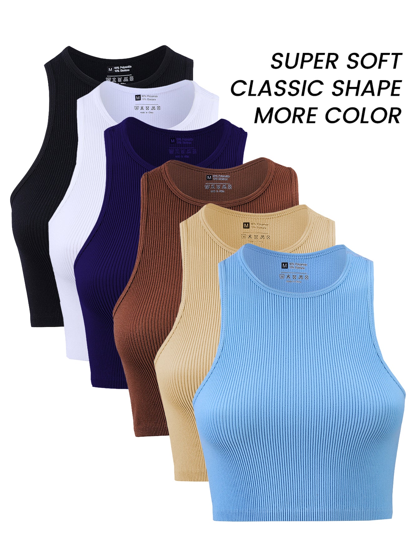 Solid High Stretch Sleeveless Fitness Top Women's Activewear