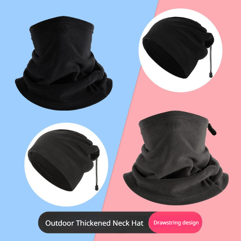 Winter Double Layer Plus Velvet Head Cover Windproof Neck Mask