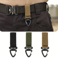 3pcs Clip Nylon Key Ring Hiking Hook