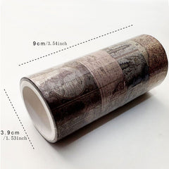 4 Rolls Vintage Style Washi Tape Set For Bullet Journal