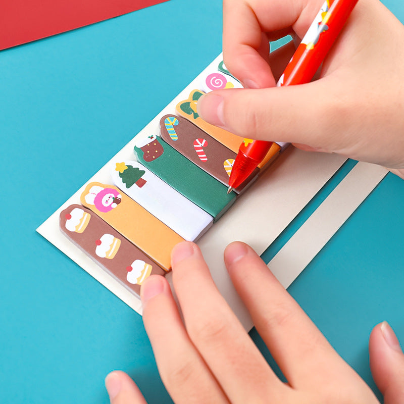 Christmas Cartoon Sticky Notes Student Stationery Decorations