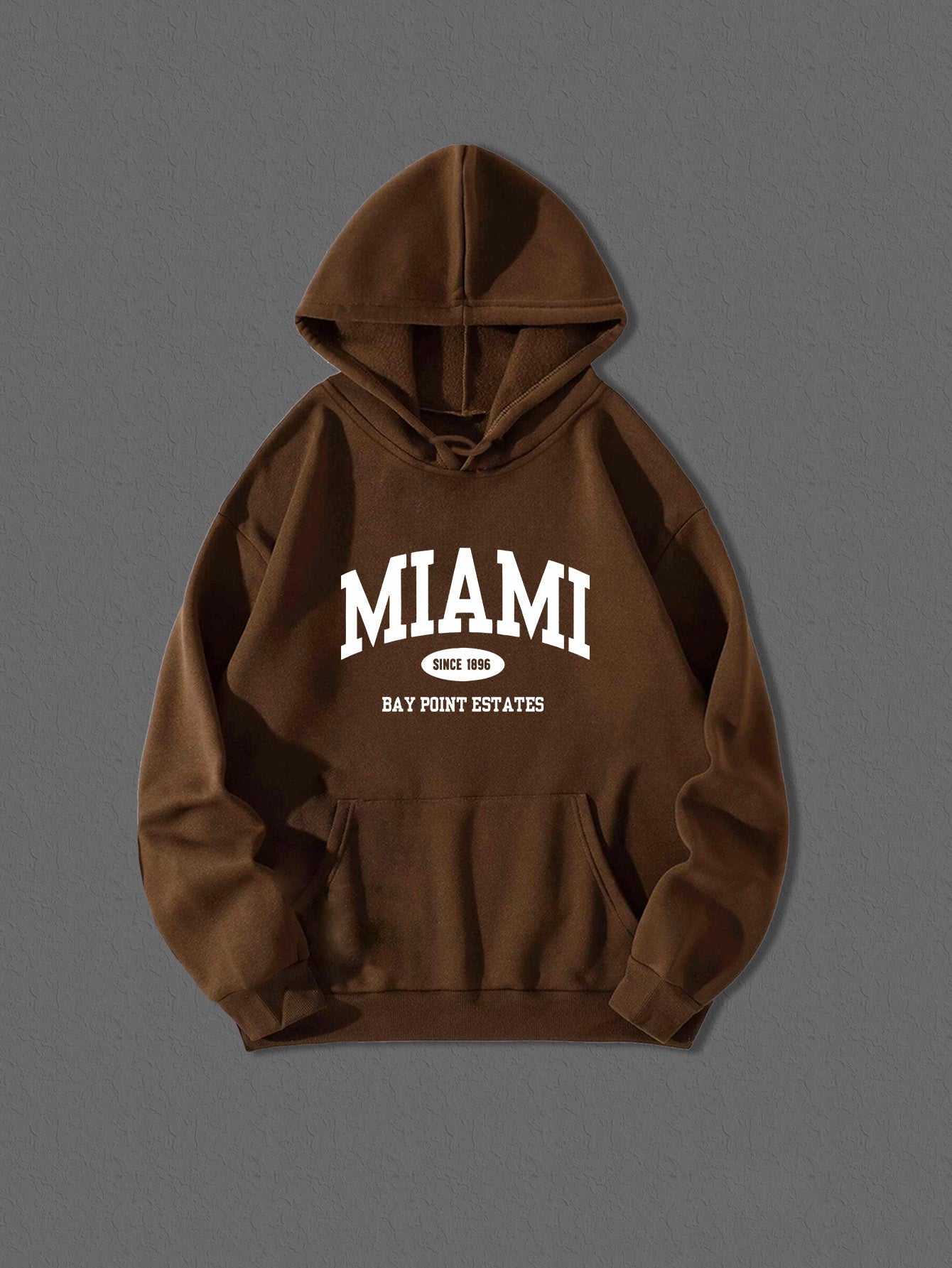 MIAMI Graphic Print Hoodie For Men