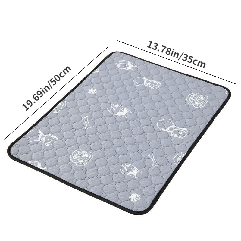Washable Printed Dog Pee Pad Reusable Puppy Training Pad Non slip Moisture proof