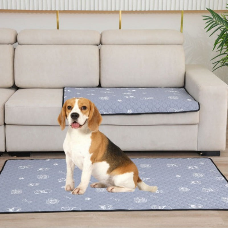 Washable Printed Dog Pee Pad Reusable Puppy Training Pad Non slip Moisture proof