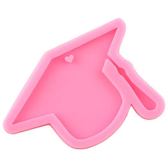 Graduation Hat Keychain Pendant Silicone Mold for DIY Jewelry Making