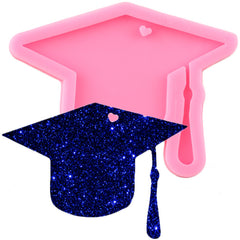 Graduation Hat Keychain Pendant Silicone Mold for DIY Jewelry Making