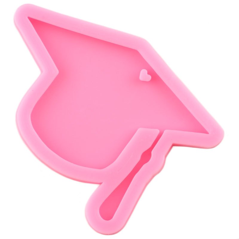 Graduation Hat Keychain Pendant Silicone Mold for DIY Jewelry Making