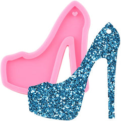 High Heels Women Shoe Silicone Mold Craft Keychain Epoxy Resin Jewelry Mould