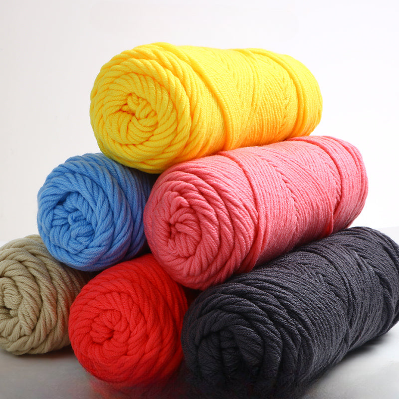 1pc Thick Wool Crochet Hook Thread 90m DIY Knitting Scarf 100g pc