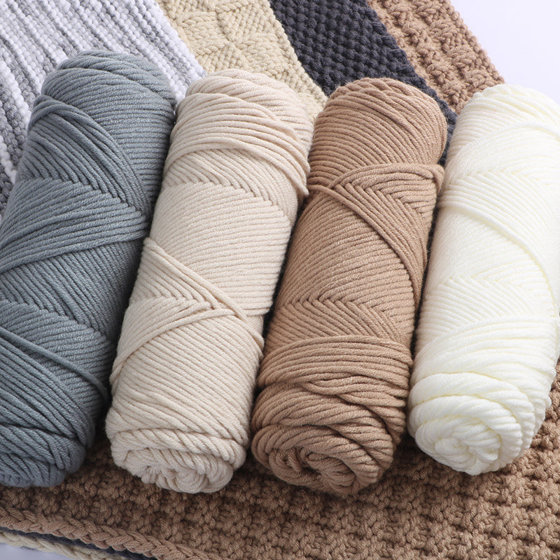 1pc Thick Wool Crochet Hook Thread 90m DIY Knitting Scarf 100g pc