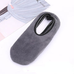 Warm Yoga Socks Low Cut Non Slip Fuzzy Socks For Winter