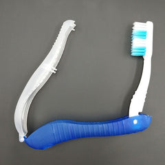 2pcs Foldable Travel Toothbrush Mini Portable Camping Hiking Outdoor Toothbrush