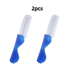 2pcs Foldable Travel Toothbrush Mini Portable Camping Hiking Outdoor Toothbrush