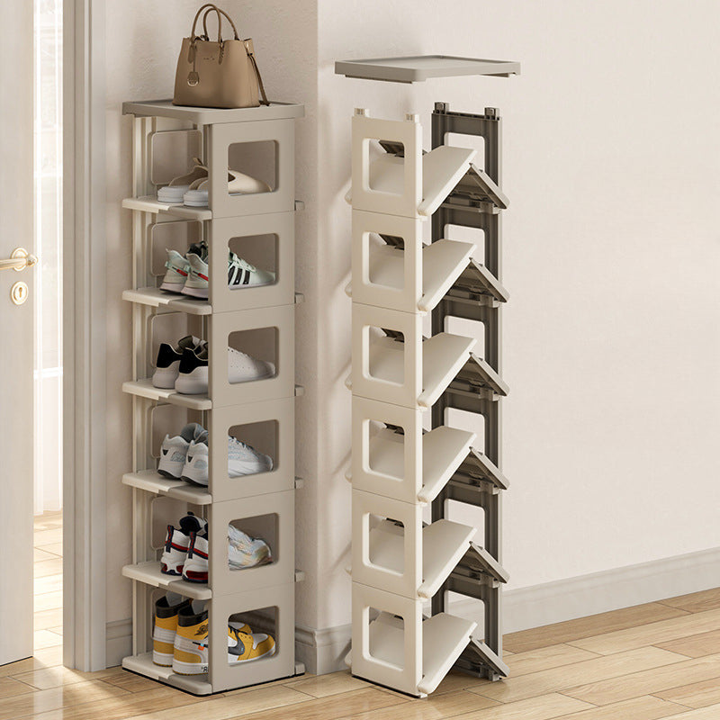 Foldable Shoe Cabinet For Dormitory Space-saving Shoe Storage