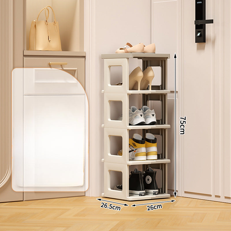 Foldable Shoe Cabinet For Dormitory Space-saving Shoe Storage