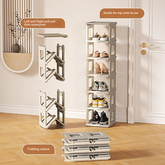 Foldable Shoe Cabinet For Dormitory Space-saving Shoe Storage