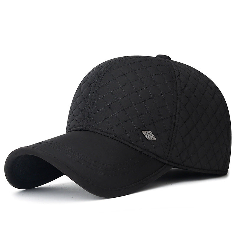 Winter Embroidery Hat Velvet Thickened Cap Baseball Cap Trucker Hat