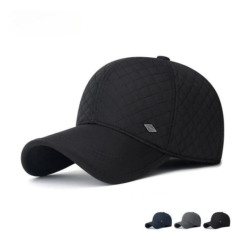 Winter Embroidery Hat Velvet Thickened Cap Baseball Cap Trucker Hat