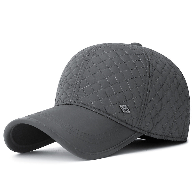 Winter Embroidery Hat Velvet Thickened Cap Baseball Cap Trucker Hat