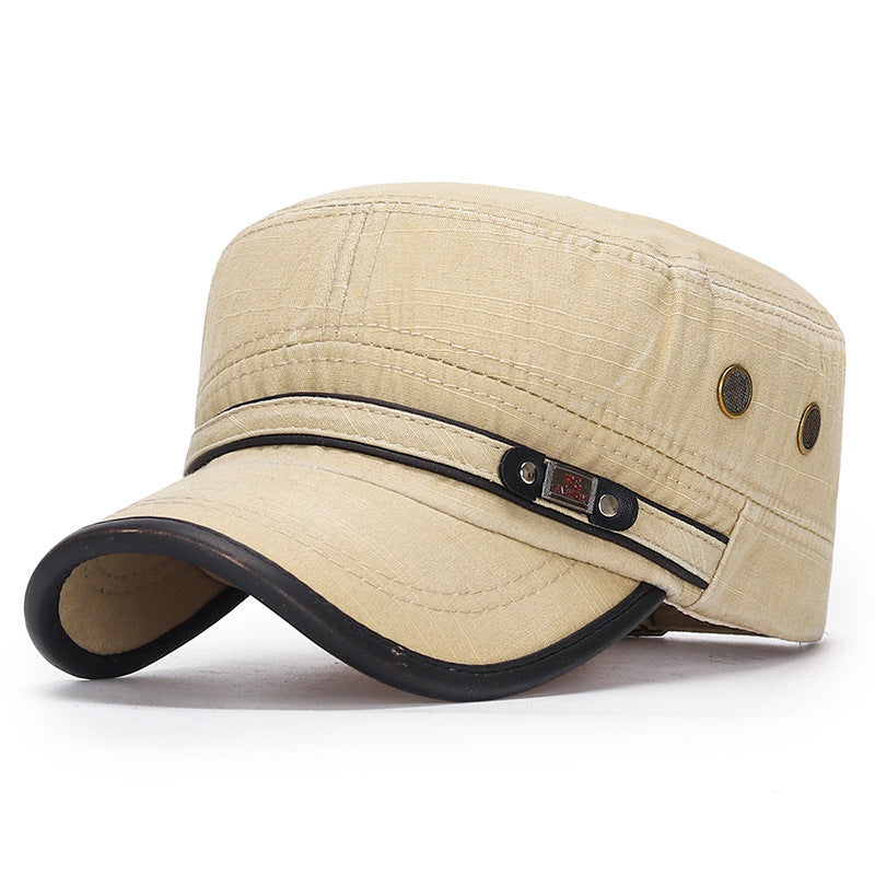 Men's Distressed Cotton Cap Outdoor Sun Hat
