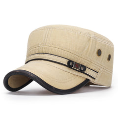Men's Distressed Cotton Cap Outdoor Sun Hat