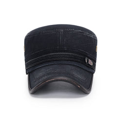 Men's Distressed Cotton Cap Outdoor Sun Hat