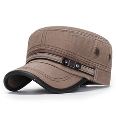 Men's Distressed Cotton Cap Outdoor Sun Hat