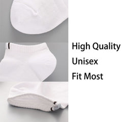 6 Pairs Cotton Sweat Absorbing Short Sports Socks