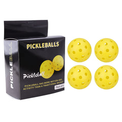 6PCS 40 Hole 74mm PE Pickleball Outdoor Fun & Training