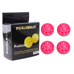 6PCS 40 Hole 74mm PE Pickleball Outdoor Fun & Training
