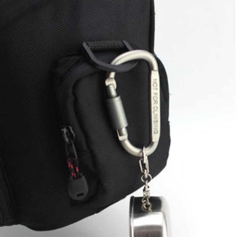 Aluminum D Carabiner Keychain Metal Buckle Backpack Hanging