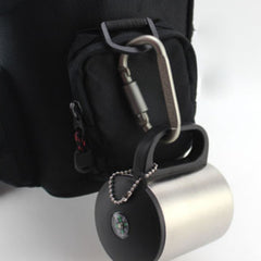 Aluminum D Carabiner Keychain Metal Buckle Backpack Hanging