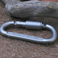 Aluminum D Carabiner Keychain Metal Buckle Backpack Hanging