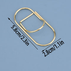 Metal Pen Clip Notebook Accessory Easy to Carry Paper Clip Pen Holder