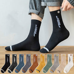5 pairs Men's Crew Socks Sports Socks