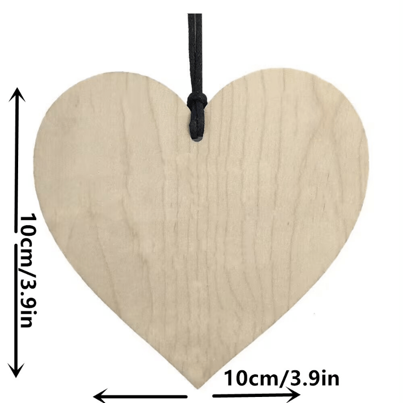Good Neighbor Wooden Heart Hang Tag Sign Gift