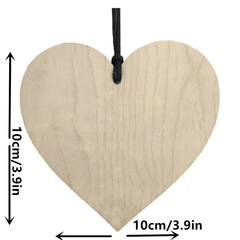 Good Neighbor Wooden Heart Hang Tag Sign Gift