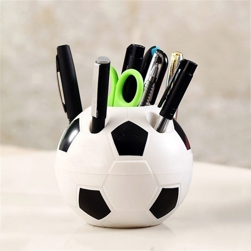 Soccer Shape Pen Pencil Holder Football Toothbrush Rack