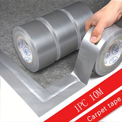 1pc Sticky Cloth Tape Carpet Waterproof Tape High Viscosity Silver Gray