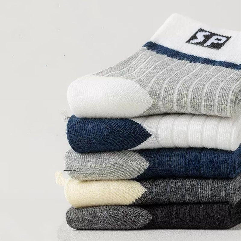5 Pairs Men's Cotton Socks for Hipster Dressing