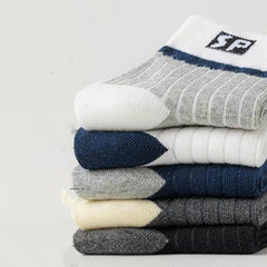5 Pairs Men's Cotton Socks for Hipster Dressing