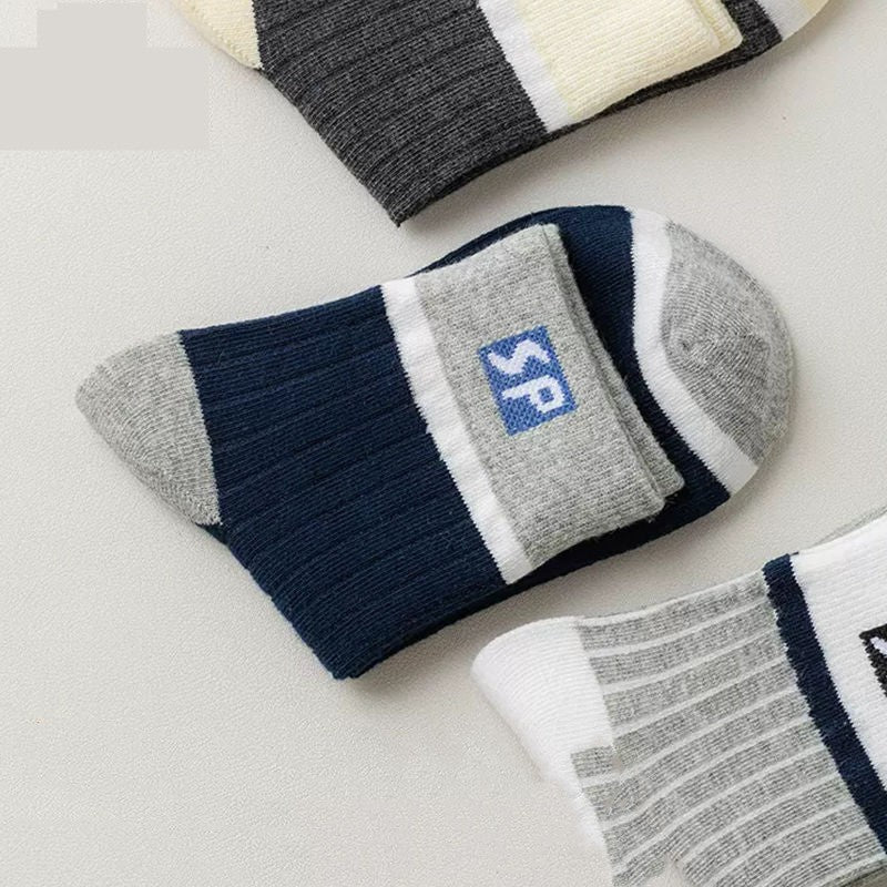5 Pairs Men's Cotton Socks for Hipster Dressing
