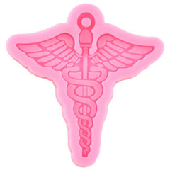Medical Emblem Keychain Pendant Silicone Resin Mold